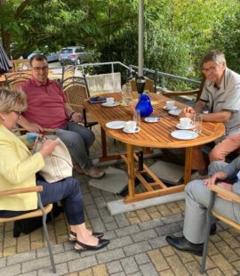 Ein Gespräch mit Landrat Bauer am 24.8. erfolgte zur Leichten Sprache im Salzlandkreis und zum Ringheiligtum unter dem Aspekt der Barrierefreiheit erfolgte.